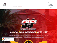 Tablet Screenshot of jjmetro.com